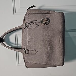 9 West Taupe tote